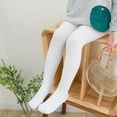 thumbnail image 5 of Meihuid Toddler Girls' Solid Color Leggings with Stretch and Anti-Slip Design, 5 of 8