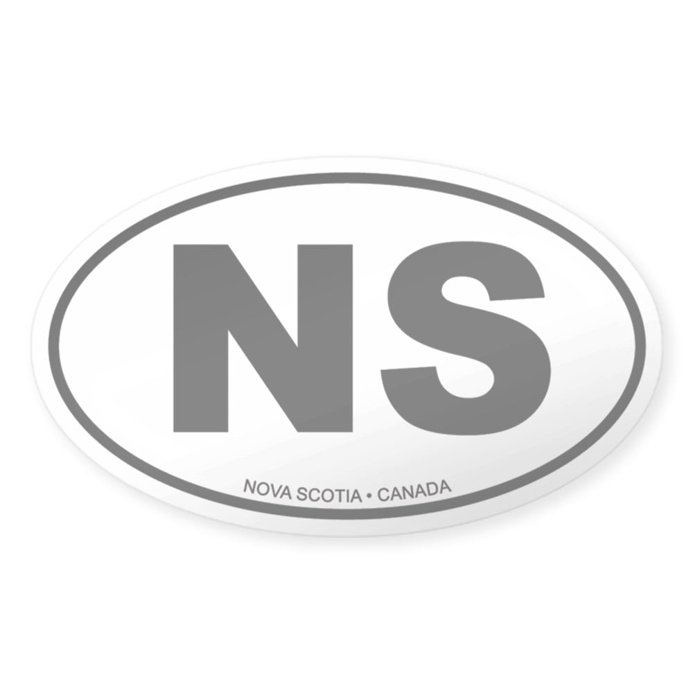 1674034727 Oval CafePress Nova Scotia Sticker Sticker 