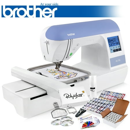Brother PE40 Embroidery Machine W 40 Threads Bobbins Cap And Beauteous Brother Sewing Machine How To Thread A Bobbin Brother PE40 Embroidery Machine W 40 Threads Bobbins Cap And Beauteous Brother Sewing Machine How To Thread A Bobbin