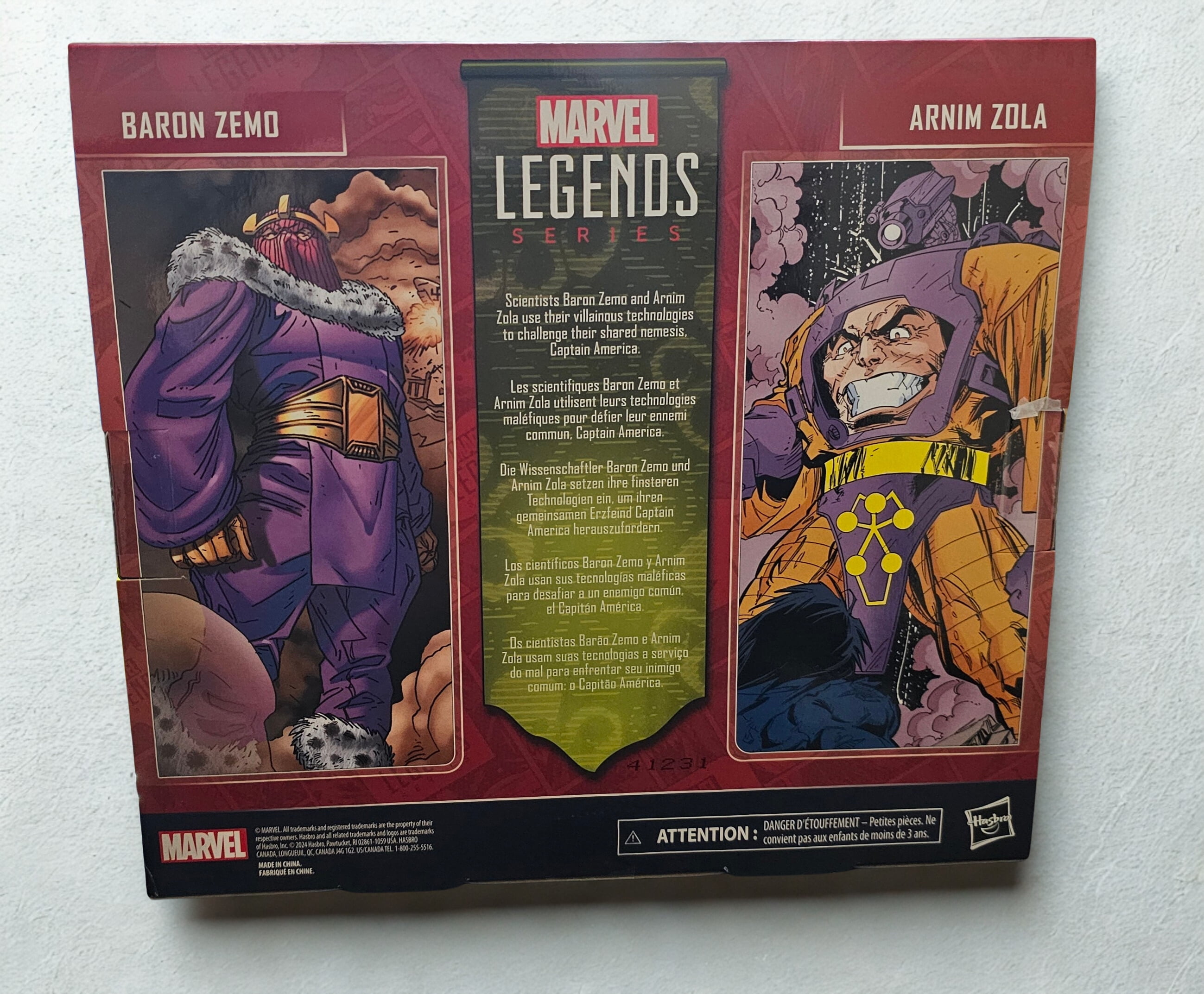 Marvel Legends Baron Zemo and Arnim Zola 6-inch