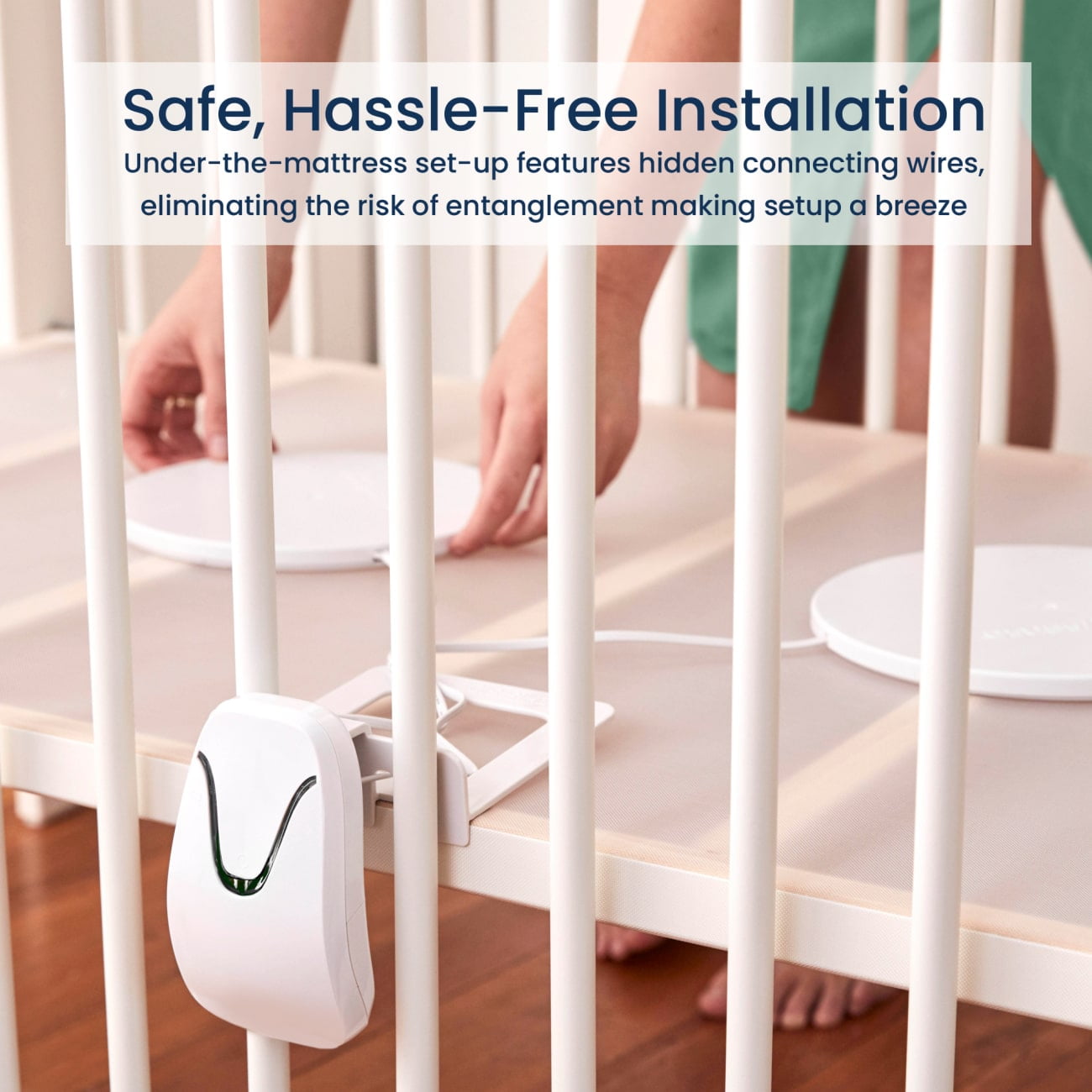 Babysense Movement and Video Baby Monitor - Babysense 7 Safe Sleep & Compact Video Monitor Bundle - 2 in 1