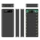 thumbnail image 4 of 18650 BateríA Power Bank Case Pantalla LCD Soporte 20000MAh Pantalla LCD para 8X18650 BateríA DIY Powerbank Case (Negro), 4 of 8