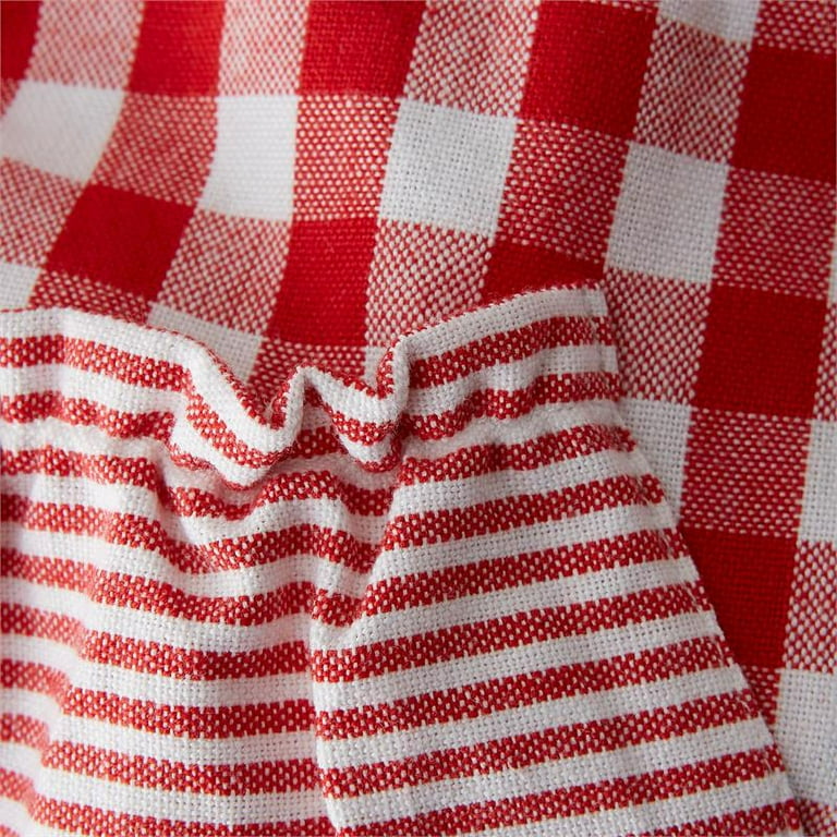 Red/White Gingham Apron - Walmart.com