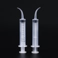 thumbnail image 3 of 8 irrigadores dentales desechables con punta curva para el cuidado dental., 3 of 7