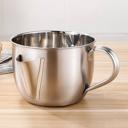 

Yuangui Stainless Steel Grease Can Oil Strainer Pot Kitchen Tool