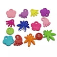 thumbnail image 2 of EOEMY 100 Mixed Color Plastic Assorted Cute Foot Hands Flower Maple Charms Pendants, 2 of 4