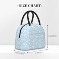 thumbnail image 2 of Daiia Cute Bunny Pattern Lunch Bag , Insulated Lunch Box, Small Leakproof Cooler Food Lunch Containers Reusable High Capacity Lunch Tote Bags-One Size, 2 of 6