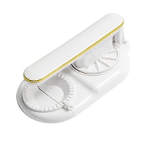 Gnmfd 2-in-1 Dumpling Maker Press Tool Manual Dough Skin Pressing Mold, Ergonomic Handle Dumpling Forming Tool for Home Kitchen Cooking Party Asian Cuisine Essentials