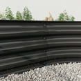 thumbnail image 4 of BARONAGE 70.86 x 35.43 x 11.42 Inches Rised Garden Bed Outdoor, Oval Large Metal Raised Planter Bed, Black, 4 of 11