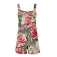 thumbnail image 6 of Drses Womens Summer Casual Loose Tank Romper Sleeveless Crewneck Jumpsuit Shorts Romper with Pockets, 6 of 6