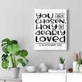 thumbnail image 5 of Scripture Walls  You Are Chosen Colossians 3:12 Bible Verse Canvas Christian Wall Art Ready to Hang Unframed, 5 of 12
