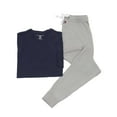 thumbnail image 2 of Men's Tommy Hilfiger 09T3635 French Terry Pajama Set (Cloud S), 2 of 4
