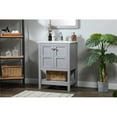 thumbnail image 2 of Elegant Kitchen and Bath 24 inch Single bathroom vanity in grey, 2 of 8