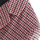 thumbnail image 3 of Pntutb Damas Vintage Doble Botonadura Manga Larga A Cuadros Mujer Hombro Acolchado Traje Blazer Rollbacks Pntutb Pntutb-3127, 3 of 5