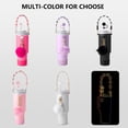 thumbnail image 3 of Hariumiu 7Pcs Cup Accessories Set for 30/40oz Tumbler Silicone Handle Strap Boot Straw Cover Keychain Charms BPA-Free Reusable Decorative Gifts for Christmas Valentine's Day, 3 of 8