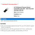 thumbnail image 2 of A/C Pressure Sensor - Compatible with 2020 - 2023 Chevy Silverado 2500 HD 2021 2022, 2 of 2