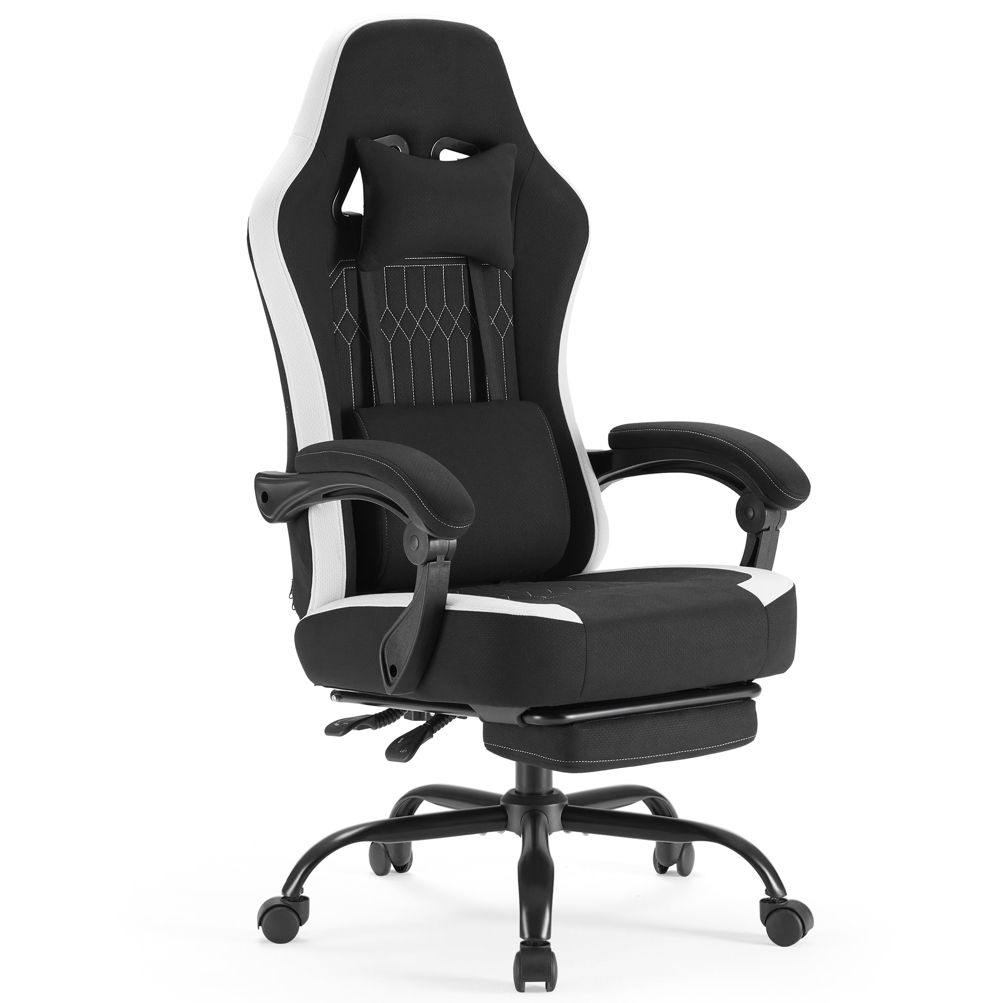 edx Gaming Chair, Office Chair High Back Computer Chair Executive Ergonomic Adjustable Swivel Task Chair, Black
