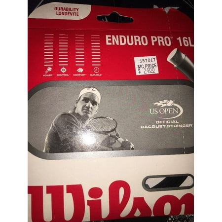 1 set Wilson Enduro pro 16L US Open Tennis String (Best Strings For Wilson Blade 98)