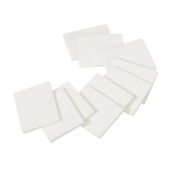 Alumina Ceramic Sheet Cooling Pad Insulating Sheet 5pcs for MOS Transistor 25x20x2mm(1x0.8x0.08")