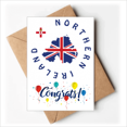 thumbnail image 1 of Map Flag Northern Ireland Wedding Cards Congratulations Greeting Envelopes, 1 of 3