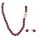 thumbnail image 2 of Set 2 Piezas Collar y Aretes Perla de Mallorca 8mm 45cm | Rojo, 2 of 5