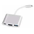 thumbnail image 3 of Adaptador Hub USB tipo C 3 en 1 HDMI USB3.0 para Mac, 3 of 7