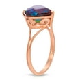 thumbnail image 2 of Galaxy Gold 14K Solid Rose Gold Heart Shape 5.00 CTW Ring with Grown Genuine Alexandrite Color Changing (7.0), 2 of 2