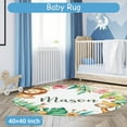 thumbnail image 6 of KAINSY Hatchaa Baby Crib Set, Custom Name Nursery Bedding Set for Toddlers, Woodland Animals Baby Crib Bedding Set for Baby Boys Girls, Double Layer Flannel Bedding Crib Sets Customized Gift, 6 of 8