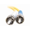 thumbnail image 3 of C2G 1m ST-ST 9/125 OS2 Duplex Single-Mode PVC Fiber Optic Cable - Yellow - patch cable - 3.3 ft - yellow, 3 of 3