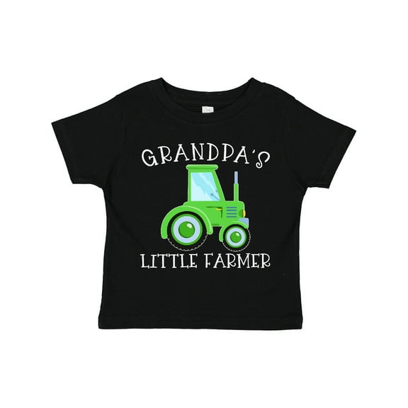 Inktastic Grandpa's Little Farmer- Green Tractor Boys or Girls Toddler T-Shirt