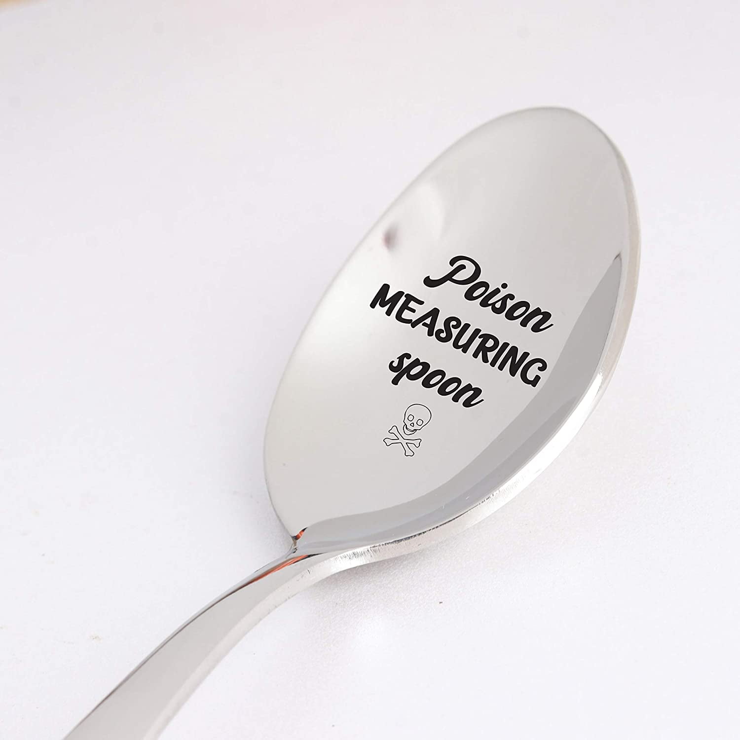 Tableware for Gift Funny Engraved Stainless Spoon BE FIERCE TODAY Novelty Birthday Gift for Men/Women Gag Gift for Kids/Famlily/Friends