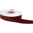 thumbnail image 2 of QTOCIO 5 Yards Burgundy Velvet Ribbon With Glitter Christmas Holiday DIY Bow Gift Wrapping Decoration Satin Flocking Ribbon Party Table Decor, 2 of 4