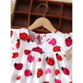thumbnail image 6 of Guzomy 12-18M Kids Girl Dress, Kids Girl Summer Ruffle Sleeve Dress, Cute Ladybug Print Casual Daily Party Outfit for Kids Girls, 6 of 7
