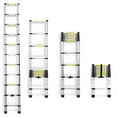 thumbnail image 4 of Telescoping Loft Ladder Extension Ladders 10.5ft 330lbs Max Load for Attic Loft RV Roof Home Office, Aluminum Light Weight Easy to Carry or Storage Stepladder Telescopic Ladder, 4 of 4