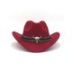 thumbnail image 4 of Minnieouse Sombrero formal de estilo étnico único, transpirable y ligero, sombrero de vaquero occidental de cachemira Sombreros negro, 4 of 6
