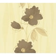 thumbnail image 1 of Felicia, Moderne Coloré Accent Brun, Jaune Clair Papier Peint Rouleau, 1 of 3