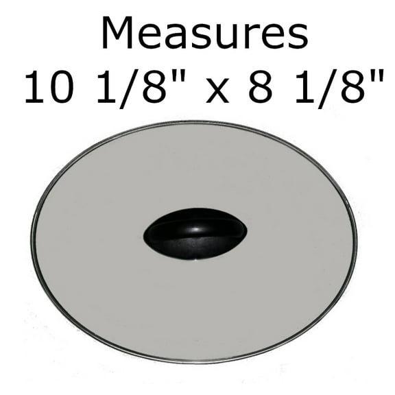 Rival SCV401-TR Crock Pot Replacement Oval Glass Lid 10 1/8" x 8 1/8"