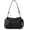 Black, variant on Genuine Leather Purse for Women Hobo Bag Trendy Crossbody Bag and Shoulder Bag with 2 Straps