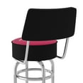 thumbnail image 6 of Hunt Skull Padded Swivel Swivel Bar Stool with Back, 6 of 6
