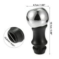 thumbnail image 4 of Car Manual Gear Shift Knob 5 Speed Fit for Peugeot 106 206 306 406 107 207 307 407 301 308 Silver Tone, 4 of 6