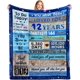 thumbnail image 1 of LHSHID 12 Year Old Girl Boy GiftsGifts for 12 Year Old Girl/Boy12 Year Old Girl Gift12 Year Old Girl Birthday Gift Ideas 12th Birthday Decorations Throw Blanket 30"x40", 1 of 7