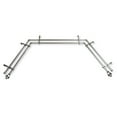 thumbnail image 3 of Malika 13/16" Double Bay Window curtain rod Adjustable 20"-36", 38"-72" - Satin Nickel,(ABay-95-5D), 3 of 4