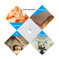 thumbnail image 5 of 100pcs/bag Beauty Salon Face Pad Bed Table Face Hole Cover Spa Massage Disposable Breathing Sheet White, 5 of 5