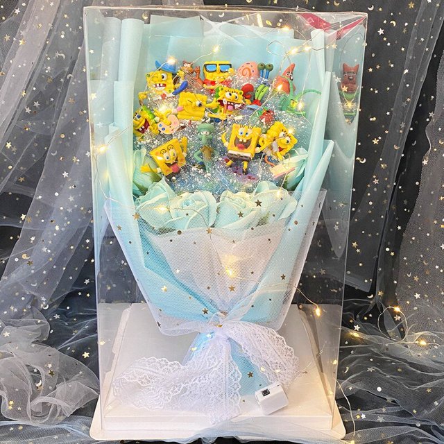 Muñecas de dibujos animados de Disney para niñas tureMouse Minnie Donald Duck Destroy AndrToys ramo de flores falsas regalo del Día de León regalo de cumpleaños zhangyuxiang unisex