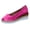 Hot Pink, variant on Orange Women'S Wedge Shoes Slip-On Canvas Sole Shoes Thick Sole Design Metal Embossed Upper Casual Insole Orange 42 10.24 Inch Pu
