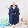 thumbnail image 4 of OUSITAID Wuffmeow Cozy Pet Dog Cold Weather Coats Waterproof Windproof Winter Dog Jacket with Durable D-ring and Reflective Vest for Small Medium Large Dogs, 4 of 6