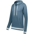 thumbnail image 5 of Holloway Sportswear M Womens All-American Funnel Neck Pullover Storm Heather/White 229763, 5 of 5