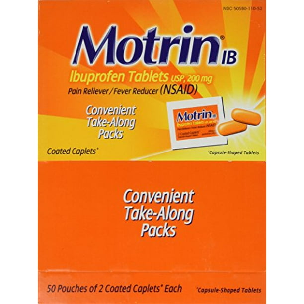 how often to take motrin for pain