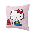 thumbnail image 2 of Hello Kitty Throw Pillow Cover Decoration Pillow Case Cushion for Home Sofa Couch 18"x18", 2 of 7
