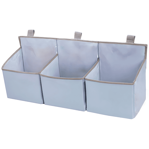 Foldable Storage Bag With Three Compartments For Organizing Home Essentials